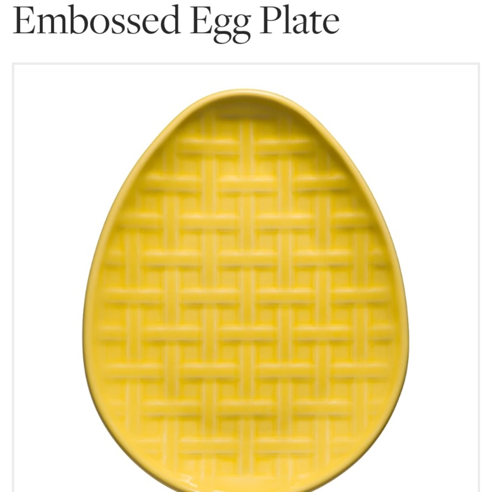 NEW PRODUCT Fiestaware Embossed Egg Plate-Sunflower